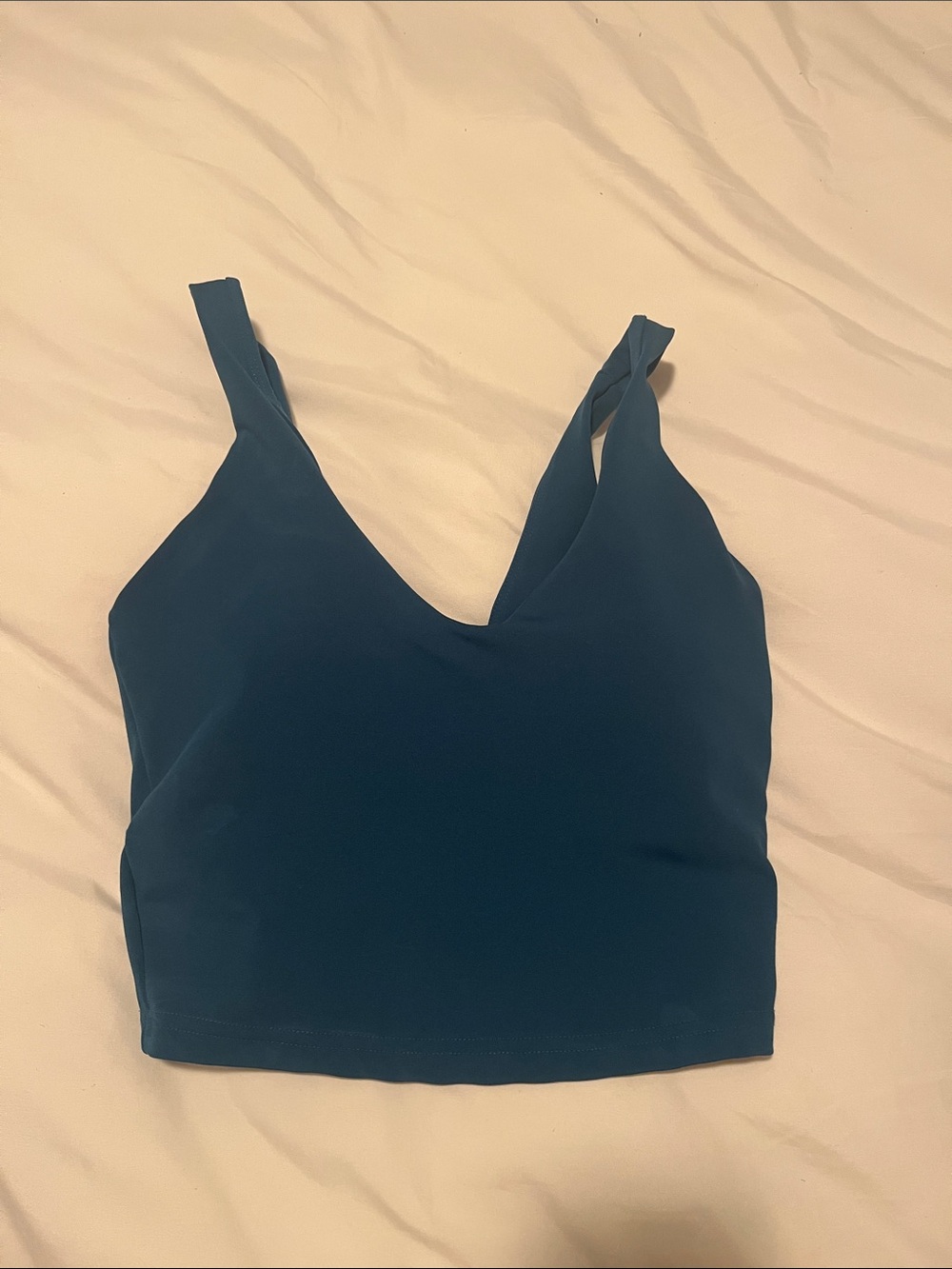 POP Fit Blue Workout Crop Top XS